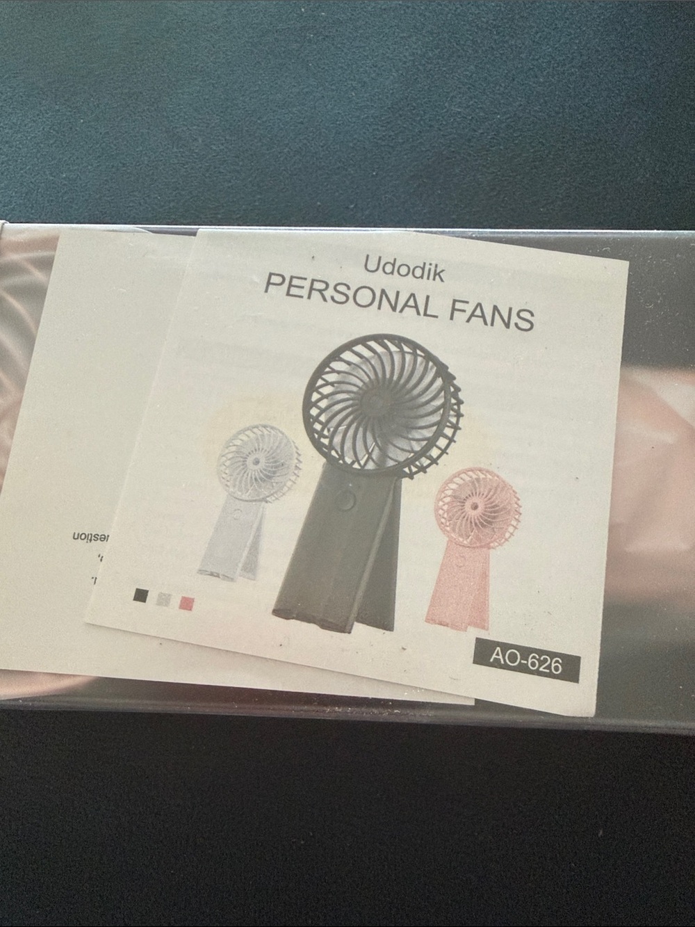 NEW Udodik Personal Fan - Pink